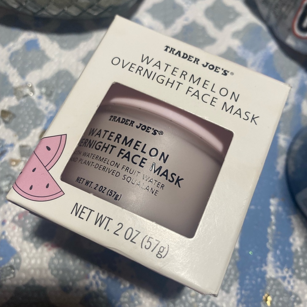 Trader Joe’s Watermelon Overnight Face Mask 🍉 💦